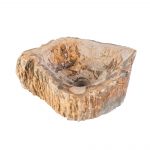 Waskom Fossiel Hout 30-35x15cm - Afbeelding 2